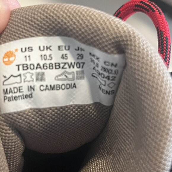 Timberland Motion Scramble Mid Lace-Up Waterproof Hiking Boot Men’s Sz 11 - Picture 6 of 12